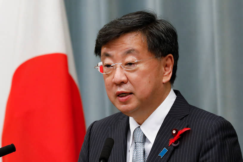 Генеральный секретарь Кабинета министров Японии Хирокадзу Мацуно