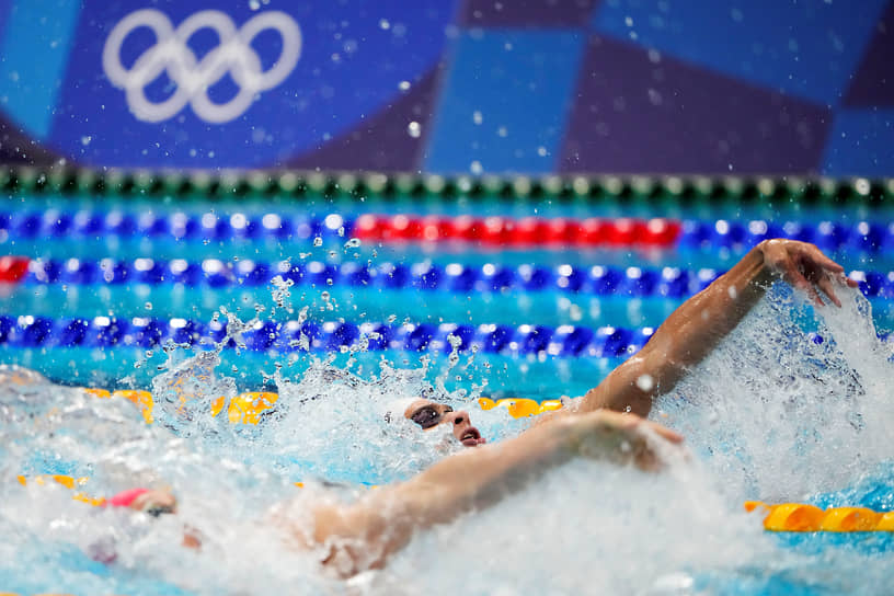 Пловец Евгений Рылов на олимпиаде в Токио 