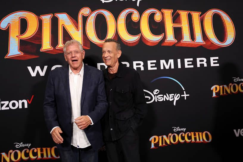 В последние годы Роберт Земекис снял несколько новых фильмов с Томом Хэнксом (справа) в главной роли, в том числе «Финч», «Пиноккио» и «Здесь». Вскоре на экраны выйдет продолжение фильма «Кто подставил кролика Роджера»