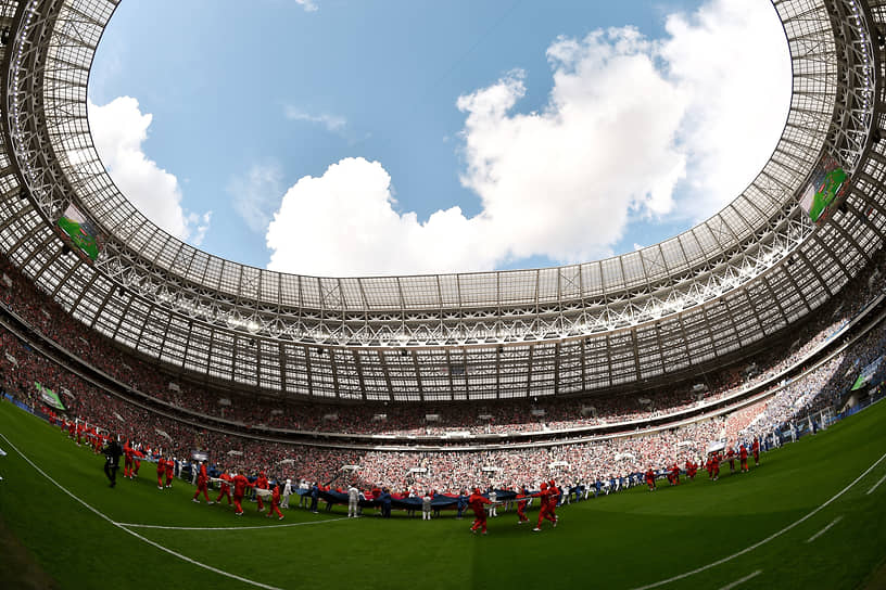 Стадион «Лужники» перед началом игры