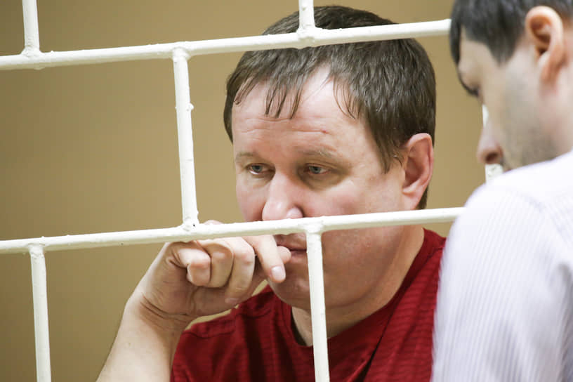 Вилор Струганов (Паша Цветомузыка) на оглашении приговора в Красноярском краевом суде
