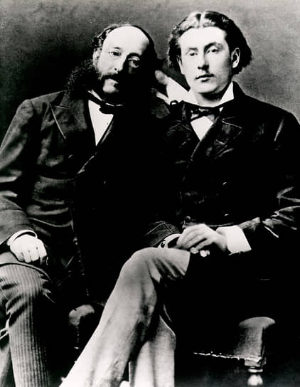 Пауль Юлиус Рейтер (слева) и его сын Герберт