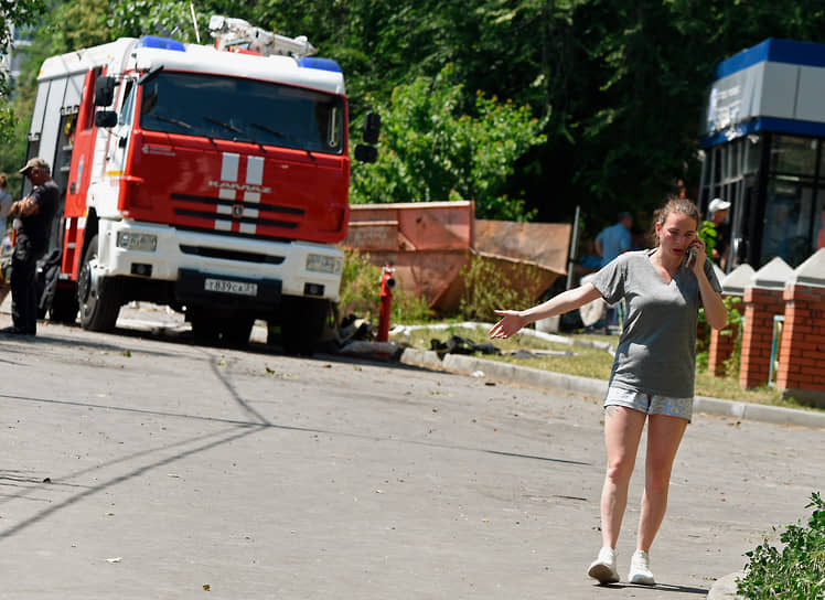 Обстановка после взрывов  в районе улицы Маяковского