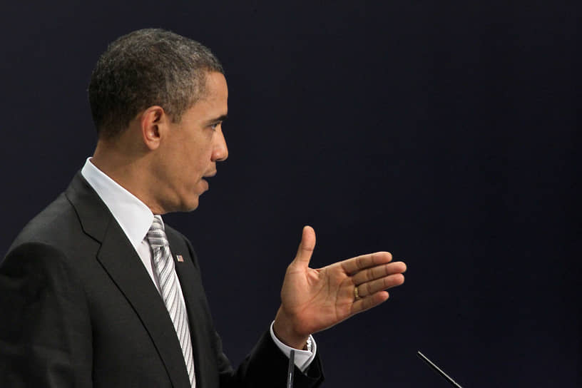 Президент США Барак Обама на саммите Россия—НАТО в 2010 году