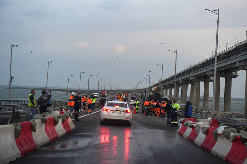 Сроки восстановления второго пролета автодорожной части сообщат после инструментального обследования моста