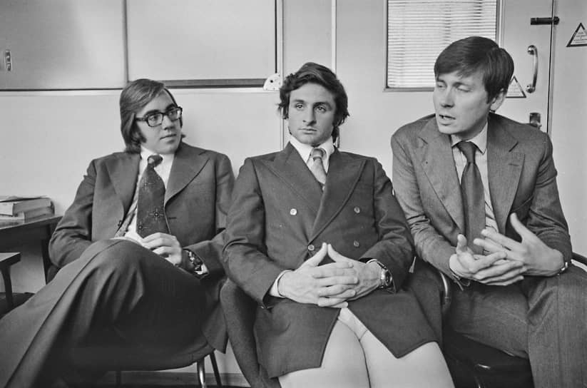 Слева направо: Фернандо Паррадо, Роберто Канесса и автор книги о выживших в катастрофе рейса 571 Пирс Пол Рид