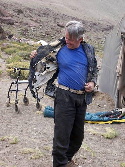 Эдуардо Страух нашел свою куртку, оставшуюся в горах, через 35 лет после катастрофы