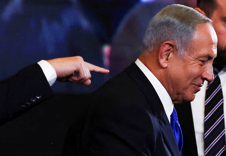 Лидер победившего на выборах в Кнессет правого блока во главе с партией «Ликуд» Биньямин Нетаньяху