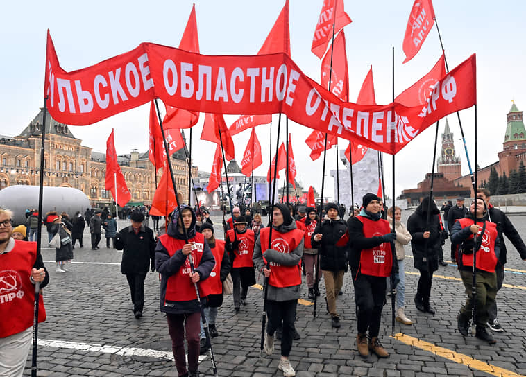 Участники акции на Красной площади