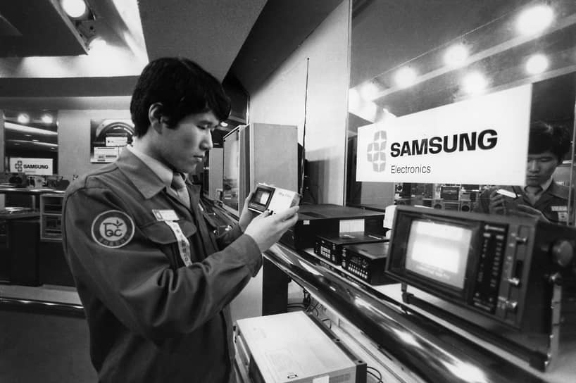 В 80-х годах прошлого столетия  компания Samsung была уже одним из лидеров рынка бытовой электроники