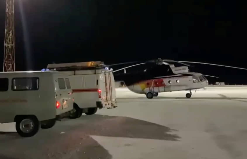 Вертолет МЧС, который должен был доставить спасателей к месту падения Ан-2