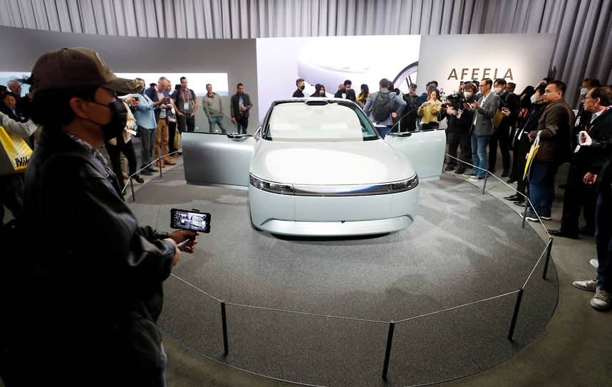 Прототип электромобиля нового поколения Afeela, результат партнерства Sony и Honda
