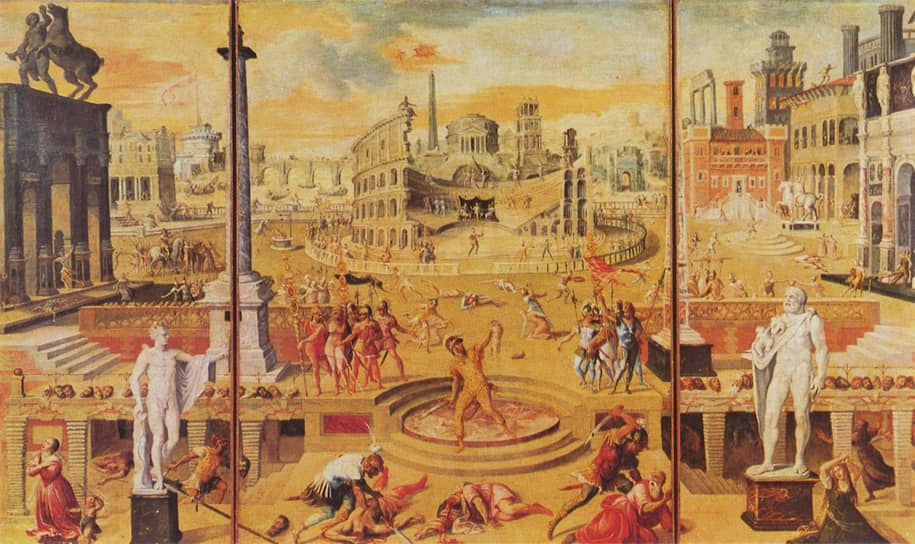 Картина «Месть победителей» Антуана Карона, 1566 год