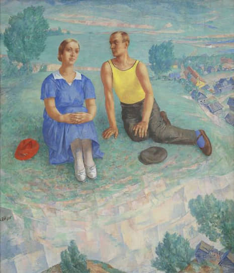 Картина «Весна» Кузьмы Петрова-Водкина, 1935 год