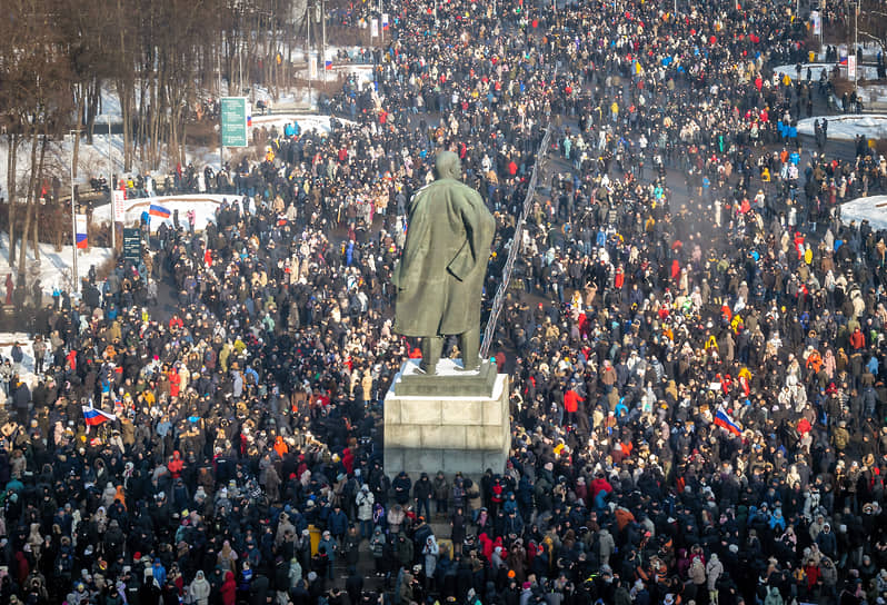 МВД насчитало 200 тысяч участников митинга-концерта в «Лужниках»