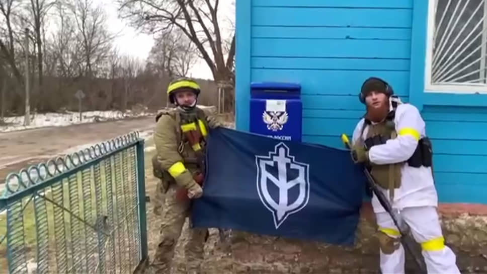 Боевики записали видеообращение на фоне почты в селе Любечане