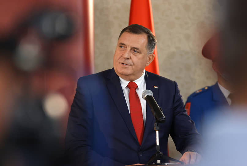 Президент Республики Сербской в составе Боснии и Герцеговины Милорад Додик