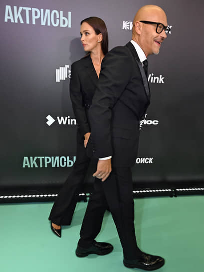 Актриса Паулина Андреева и режиссер Федор Бондарчук на премьере сериала «Актрисы»