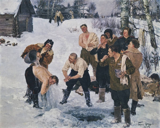 «Утро танкистов», Борис Федоров. 1954 год