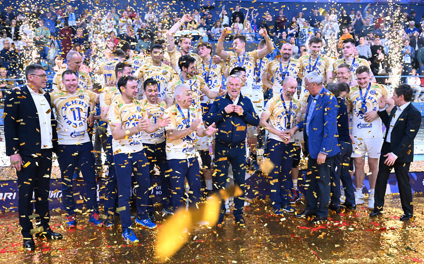 Волейбольный «Зенит» стал чемпионом в 11-й раз