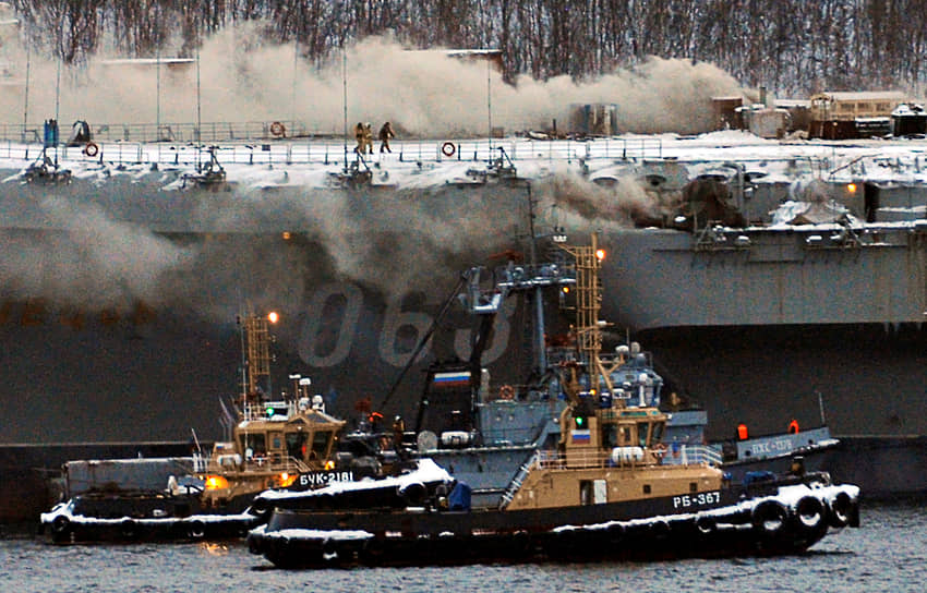 Пожар на «Адмирале Кузнецове» завершится двумя приговорами
