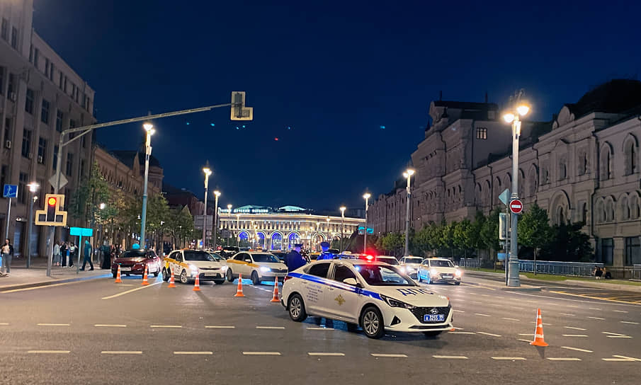 Полиция на улице в Москве