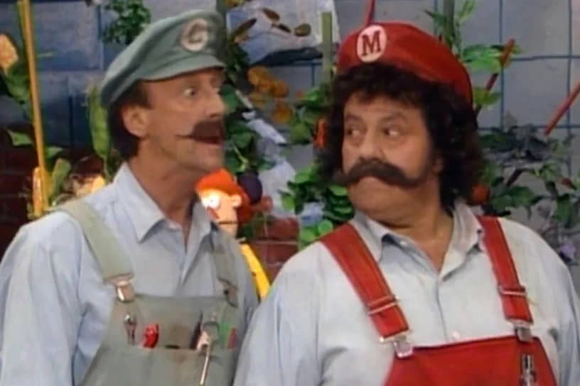 Кадр из телепередачи «Супершоу супербратьев Марио», 1989 год