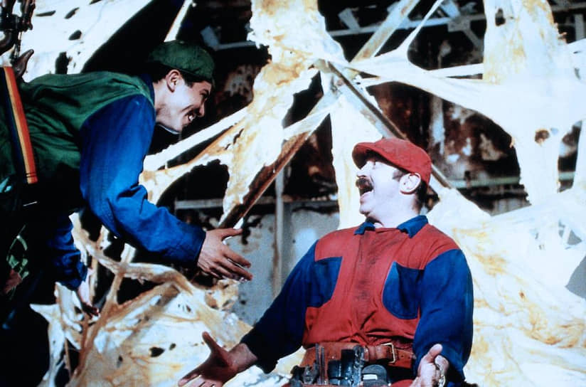 Кадр из фантастической комедии «Супербратья Марио», 1993 год