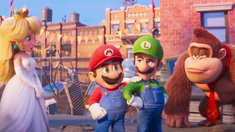 Кадр из мультфильма «Братья Супер Марио в кино», 2023 год