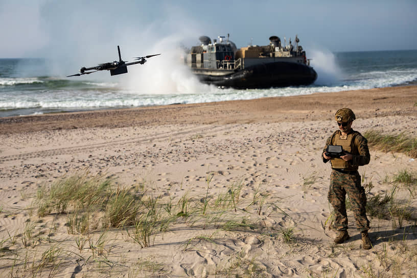 Корабль-амфибия ВМС США принял участие в военных учениях на Балтике (сентябрь 2023 года)