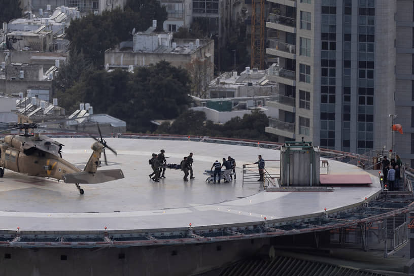 Вертолетная площадка тель-авивского медицинского центра
