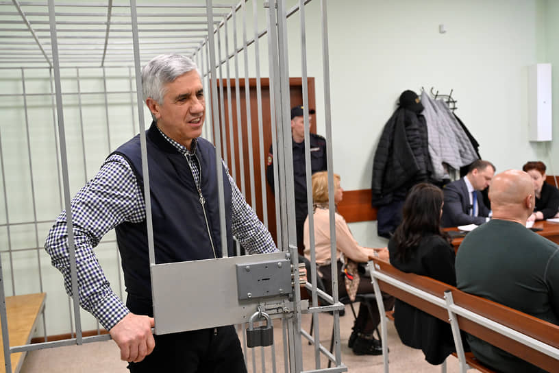 Анатолий Быков во время заседания суда по своему второму уголовному делу (март 2023 года)