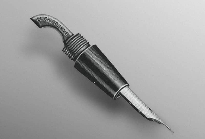 Ручка Lucky Curve стала вторым патентом фирмы и настоящим прорывом на рынке канцелярских товаров