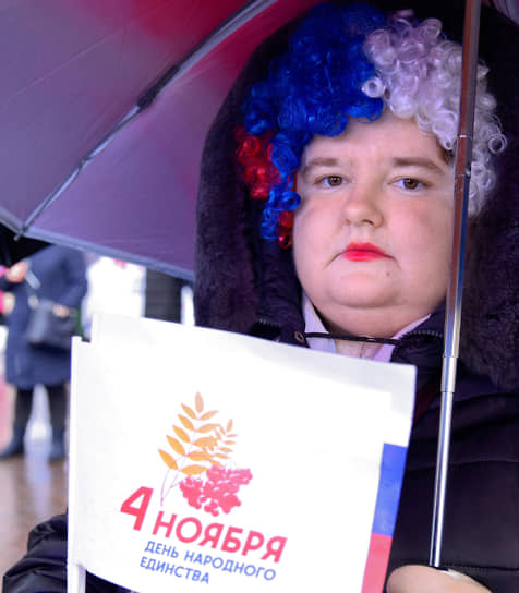 Участница праздничных мероприятий в Санкт-Петербурге