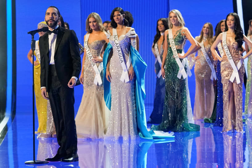Президент Сальвадора Найиб Букеле на конкурсе «Мисс Вселенная»