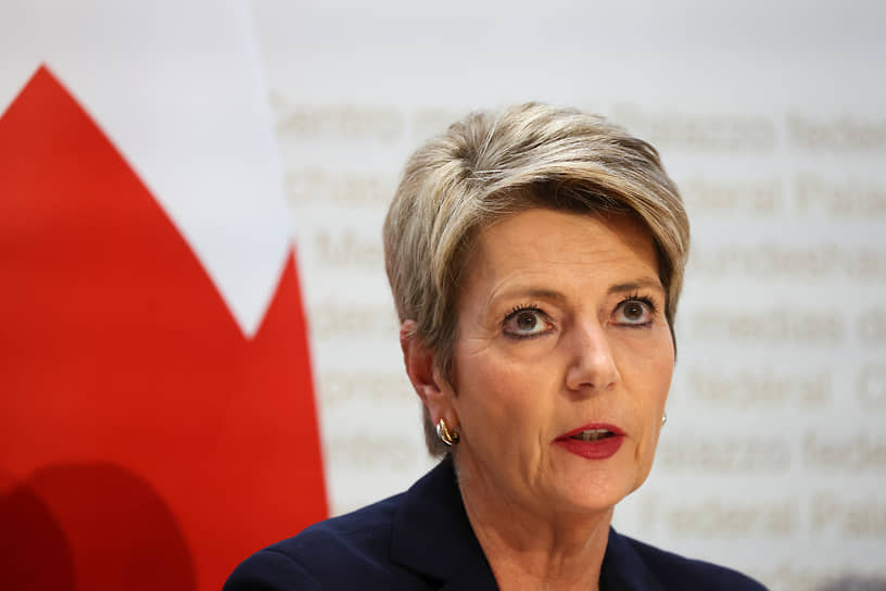 Министр финансов Швейцарии Карин Келлер-Зуттер
