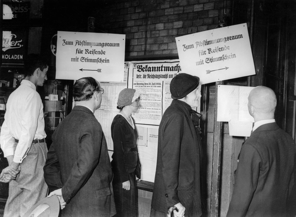 «Выборы 31 июля 1932 года дали национал-социалистам крупный успех, по сравнению с 1930 г.»