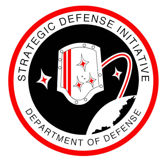 Логотип Стратегической оборонной инициативы (СОИ, SDI — Strategic Defense Initiative)