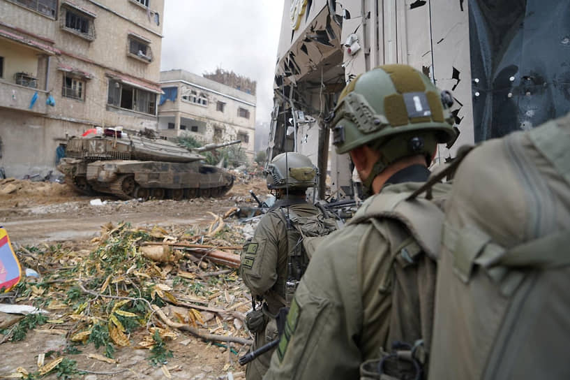 Израильские солдаты в секторе Газа (4 февраля 2024 года)
