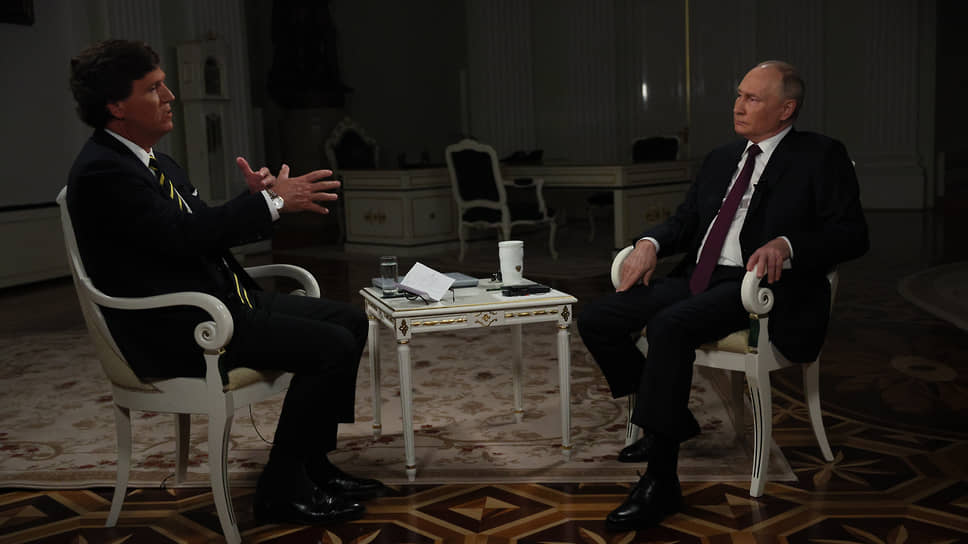 Интервью Путина Карлсону: о мирных переговорах, отношениях с США, неонацистах и «Северных потоках». Главное