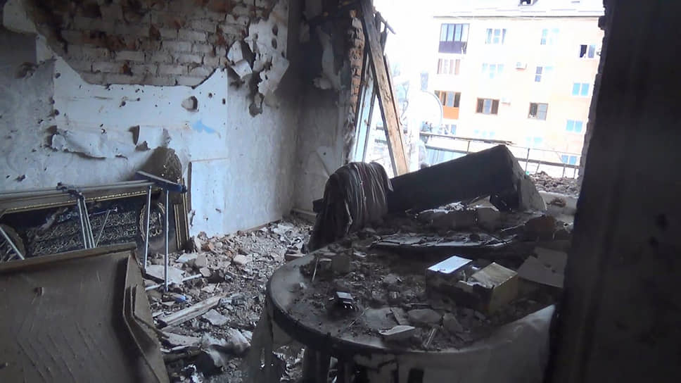 Штурм квартиры, которую заняли в ингушском городе Карабулаки