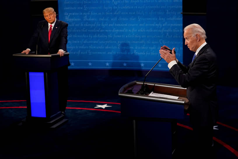 Дебаты Дональда Трампа и Джо Байдена. Октябрь 2020 года