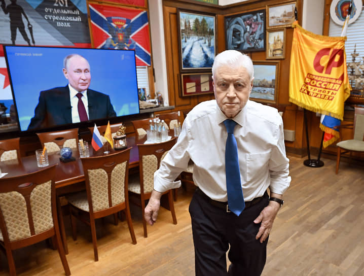 Лидер партии «Справедливая Россия — За правду» Сергей Миронов 