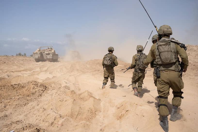 Израильские солдаты в секторе Газа 