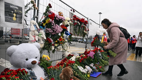 Россия скорбит // Стихийные мемориалы в разных городах в память о погибших от теракта в «Крокусе»