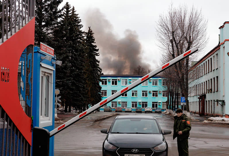 Пожар на территории промышленной площадки «Уралмашзавода»