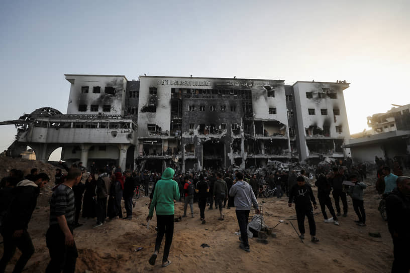 Премьер Израиля Биньямин Нетаньяху заявил, что военные убили более 200 боевиков во время операции в больнице «Аш-Шифа». Он утверждал, что здание больницы было превращено в «центральный террористический штаб» палестинского движения «Хамас»