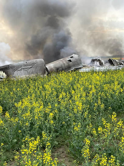 Последствия крушения дальнего ракетоносца-бомбардировщика Ту-22М3