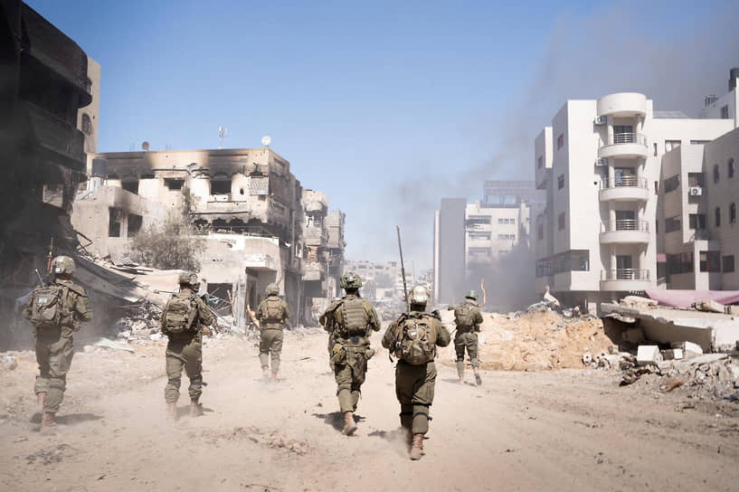 Израильские солдаты в секторе Газа 