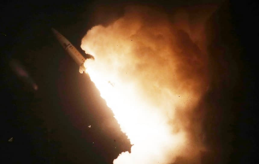Пуск ракеты ATACMS во время совместных учений Южной Кореи и США. 5 октября 2022 года